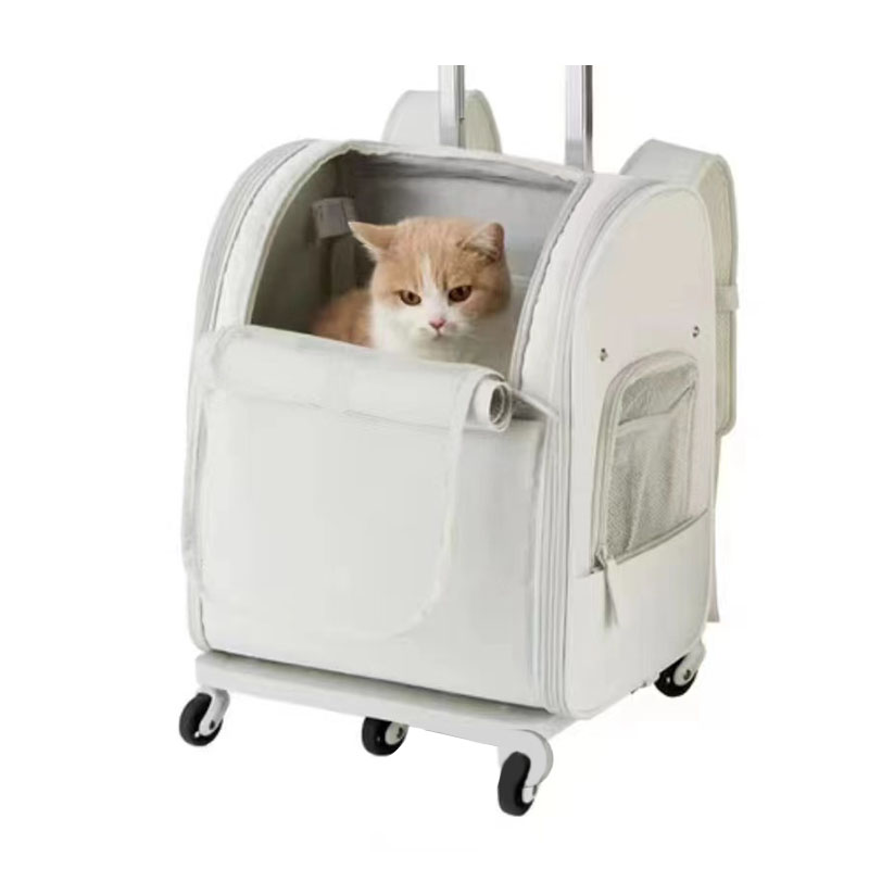 What kind of material are trolley bags made up of?