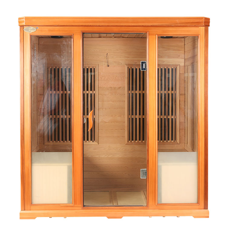 Are there any safety features or precautions to consider when using the Home Sauna Room?