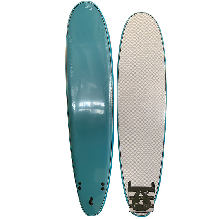 Ride the Waves in Style and Comfort with a Mesh Soft Top Surfboard With EVA Bumper Rail