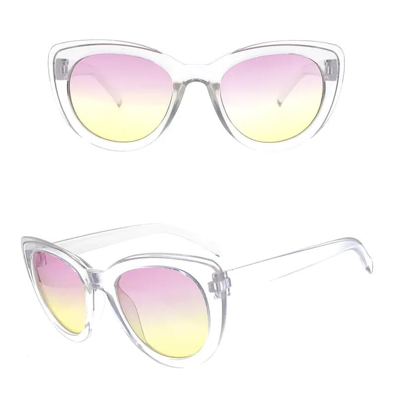 Cat Eye Ocean Lens plastic Kids Sunglasses