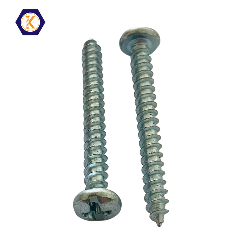 What materials are Compound Groove Self-Tapping Screws typically made from?
